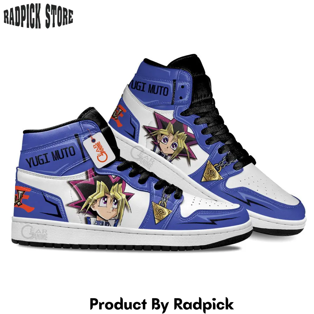 Yugi muto air jordan high top sneakers anime mn28  rp0359342